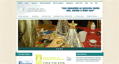 Desktop Screenshot of colegiuldeartasv.ro